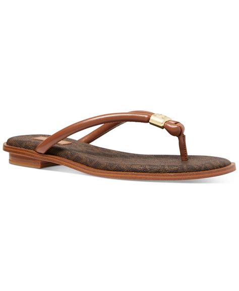 michael kors annie thong|MICHAEL Michael Kors Women's Annie Thong Flat Sandals.